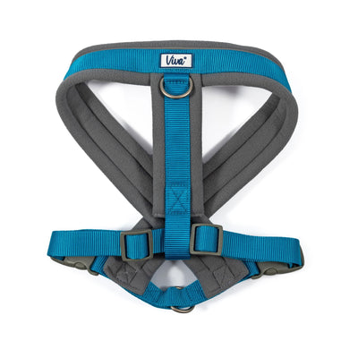 Ancol Viva Nylon Padded Harness Blue Large 52-71cm